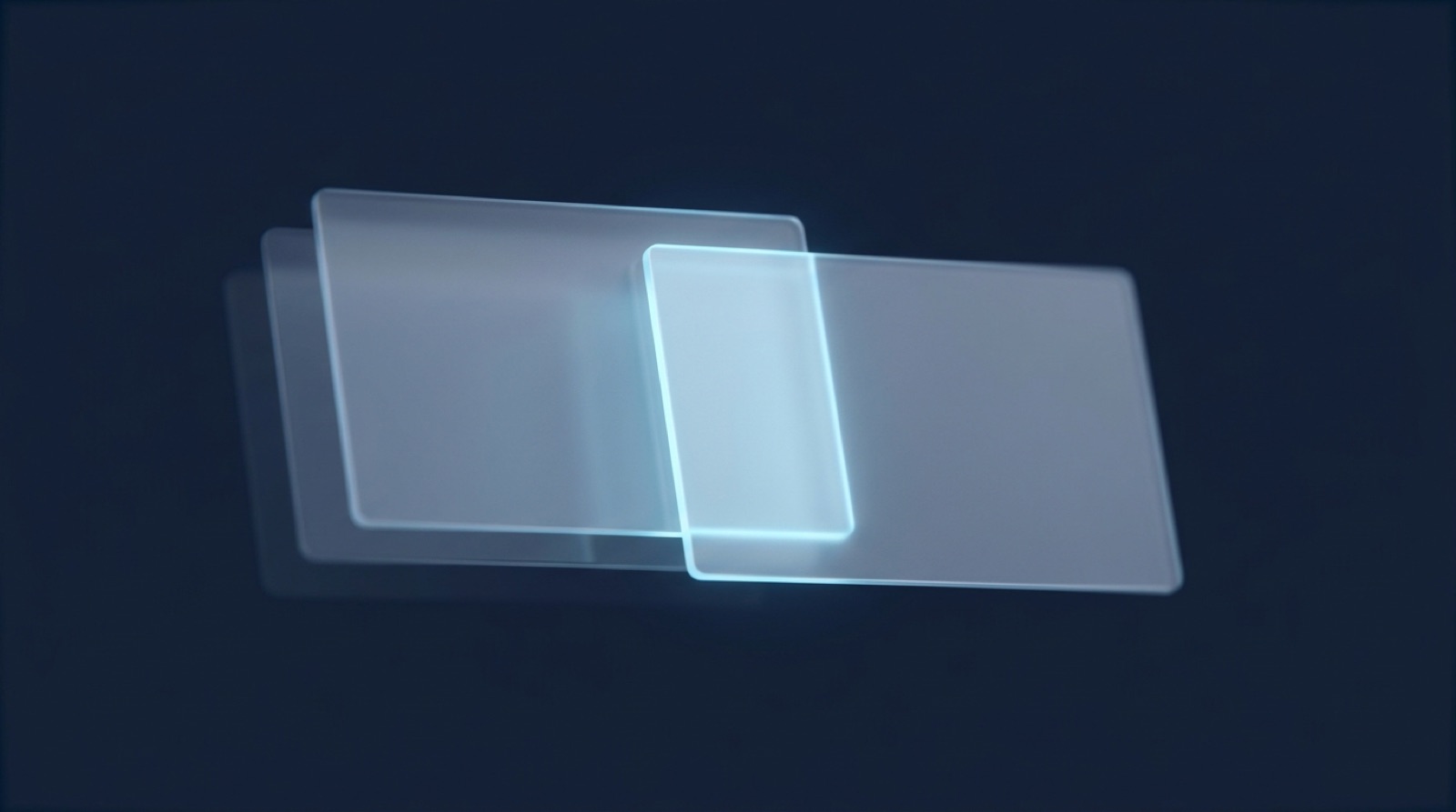 Two translucent documents merging into one